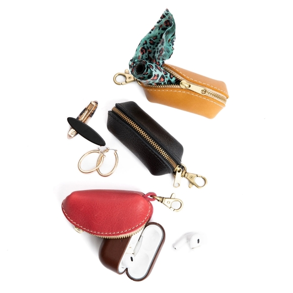 Portland leather Taco Keychain (Pinkaboo, pink) - Picture 8 of 8